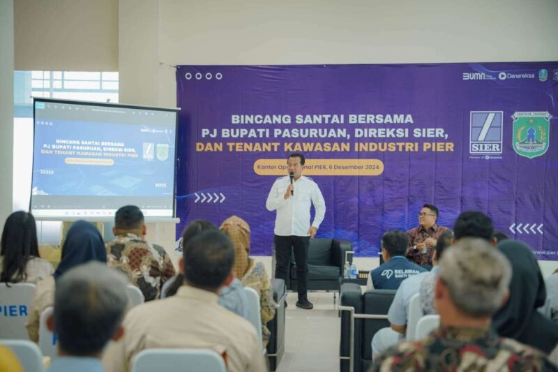 Sinergi SIER dan Pasuruan tingkatkan kawasan industri berkelanjutan, dukung kesehatan karyawan, job fair, dan rantai pasok logistik.

