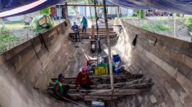 Kapal slerek di Pantai Selatan Malang jadi andalan nelayan. Biaya produksi hingga Rp 900 juta, mampu tangkap ikan hingga 30 ton.