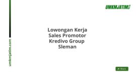 Lowongan Kerja Sales Promotor Kredivo Group  Sleman
