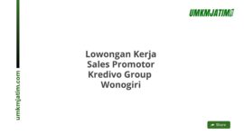 Lowongan Kerja Sales Promotor Kredivo Group  Wonogiri