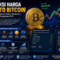 Prediksi harga Bitcoin menggunakan prediction market di Polynion. Pahami faktor yang memengaruhi arah pergerakan crypto BTC.